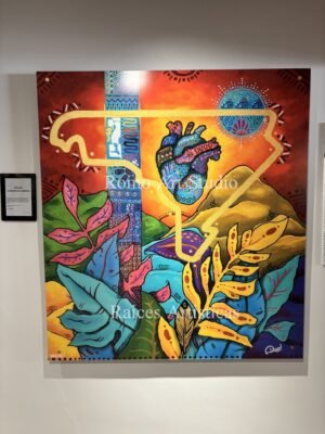 Litografía Gran Formato Corazón de Carrera por Romo Art | Impresión Digital